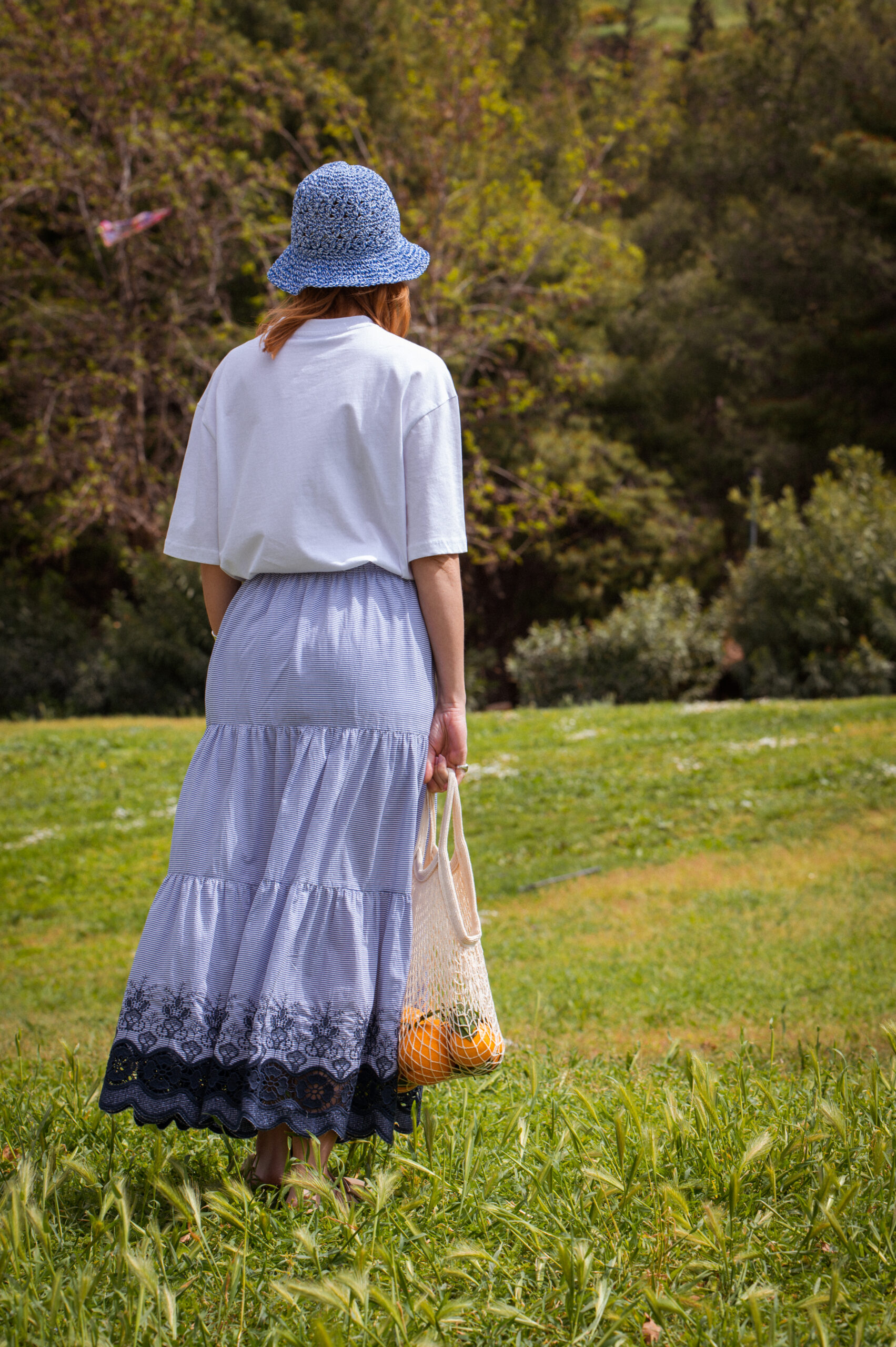 Sunshine Stripe Maxi Skirt