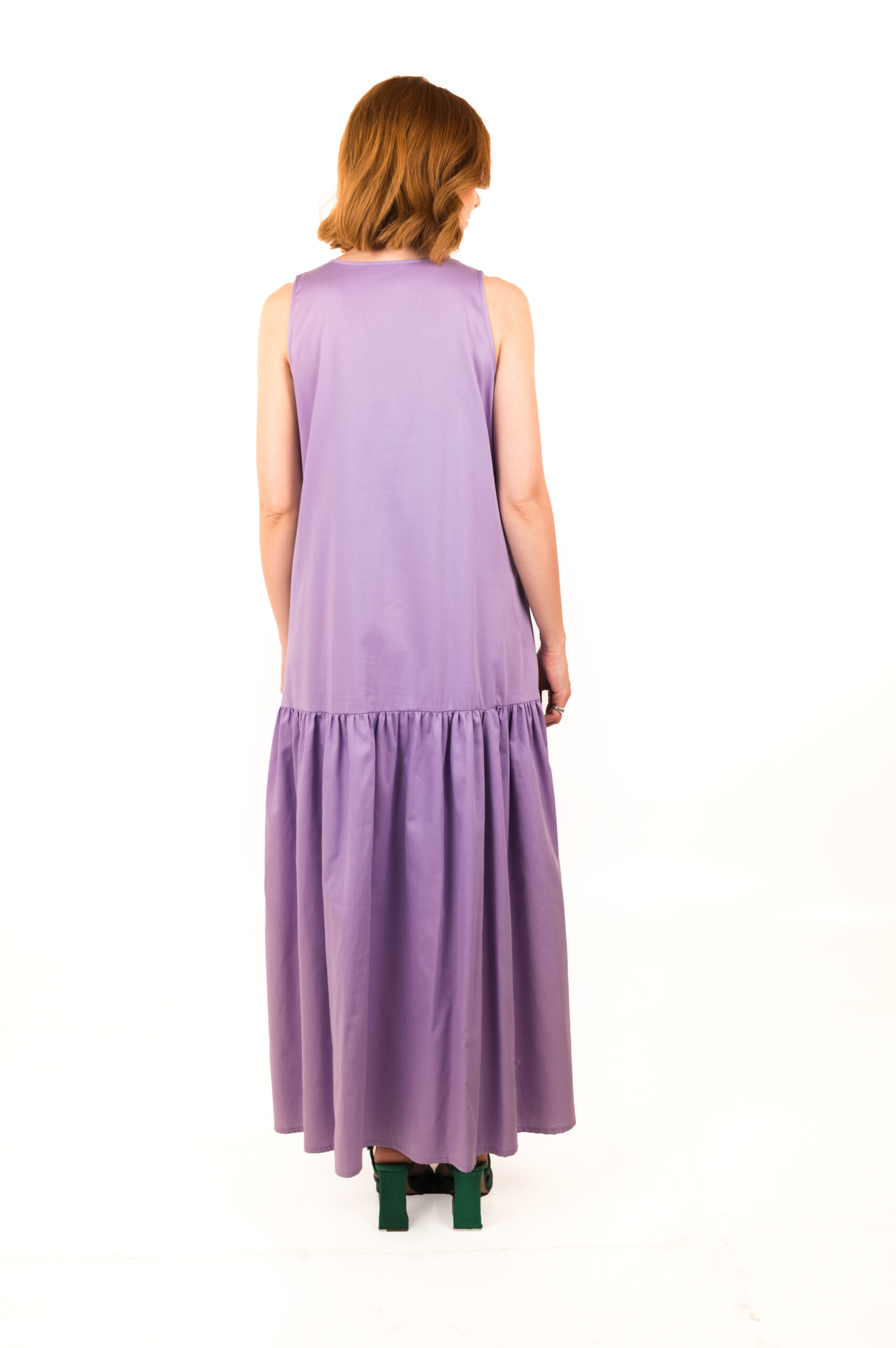 Iris Poplin Dress - Lilac