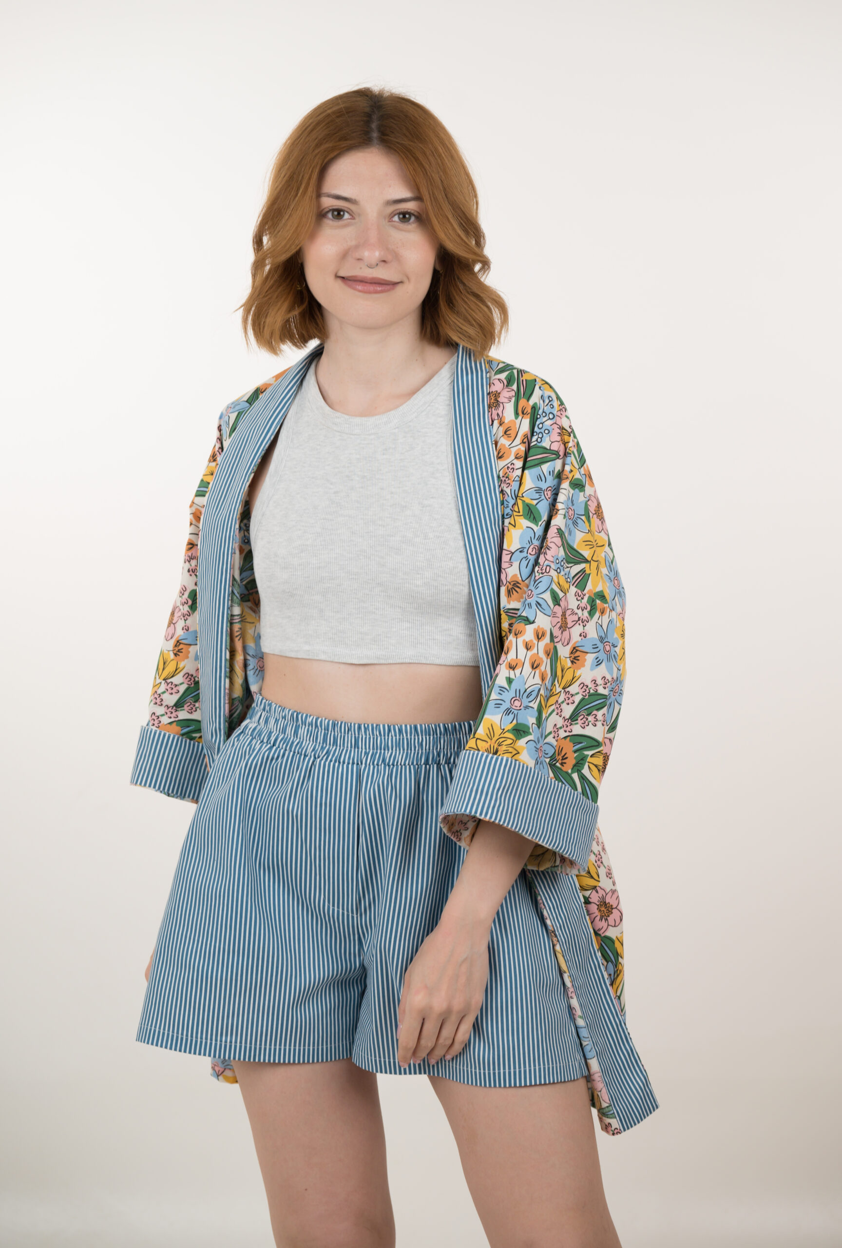 Aegean Stripes Shorts